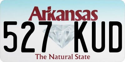 AR license plate 527KUD