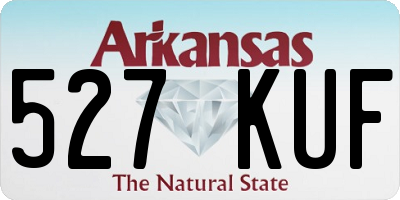AR license plate 527KUF