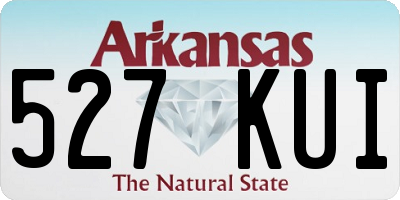 AR license plate 527KUI