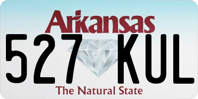 AR license plate 527KUL