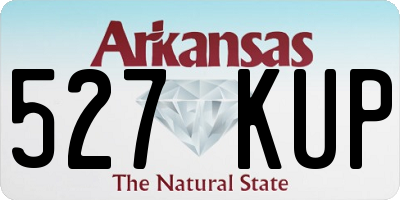 AR license plate 527KUP