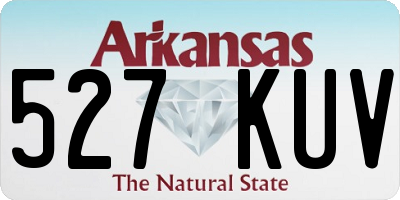 AR license plate 527KUV