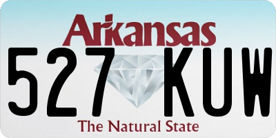 AR license plate 527KUW