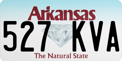 AR license plate 527KVA