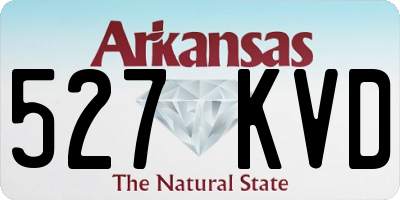 AR license plate 527KVD