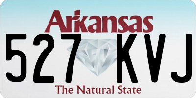 AR license plate 527KVJ