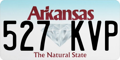 AR license plate 527KVP