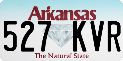 AR license plate 527KVR