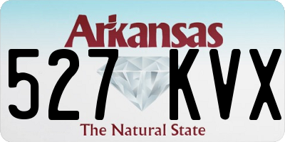 AR license plate 527KVX