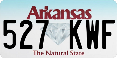 AR license plate 527KWF