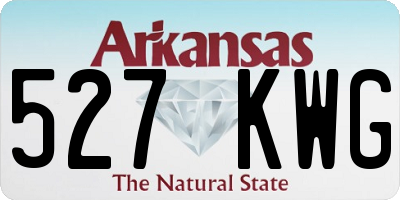 AR license plate 527KWG