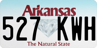 AR license plate 527KWH