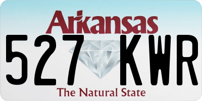 AR license plate 527KWR
