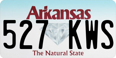 AR license plate 527KWS