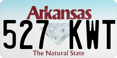 AR license plate 527KWT