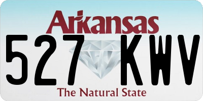 AR license plate 527KWV