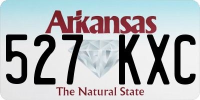 AR license plate 527KXC