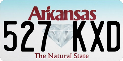 AR license plate 527KXD