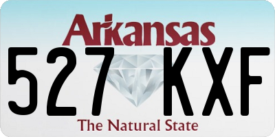 AR license plate 527KXF