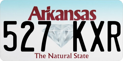 AR license plate 527KXR