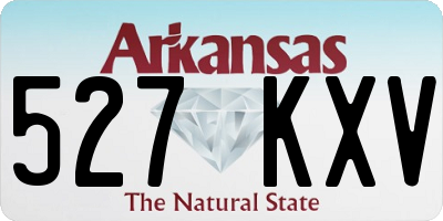 AR license plate 527KXV