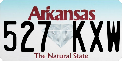 AR license plate 527KXW