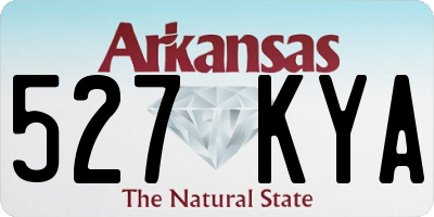 AR license plate 527KYA