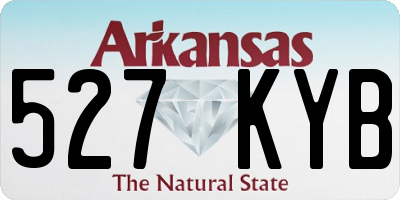 AR license plate 527KYB