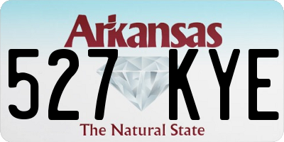 AR license plate 527KYE
