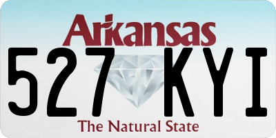 AR license plate 527KYI