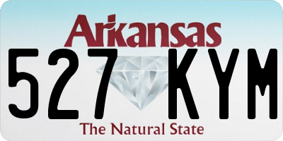 AR license plate 527KYM