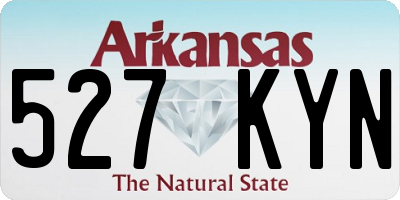 AR license plate 527KYN