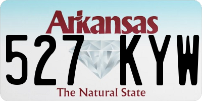 AR license plate 527KYW