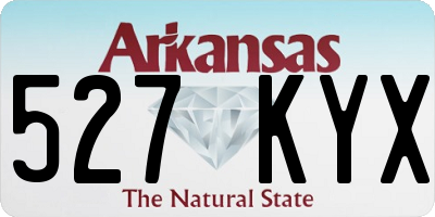 AR license plate 527KYX