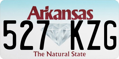 AR license plate 527KZG