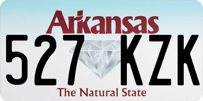 AR license plate 527KZK
