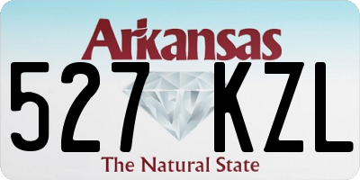 AR license plate 527KZL