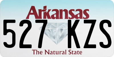 AR license plate 527KZS