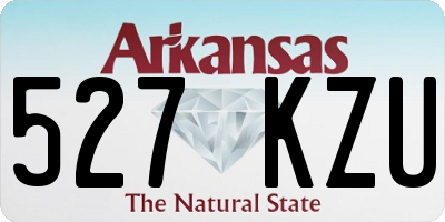 AR license plate 527KZU