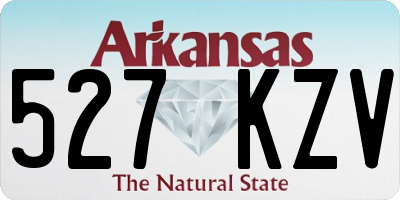 AR license plate 527KZV