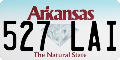AR license plate 527LAI