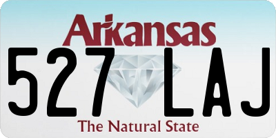 AR license plate 527LAJ