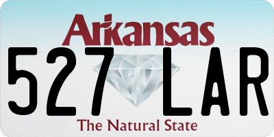 AR license plate 527LAR