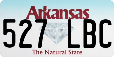 AR license plate 527LBC