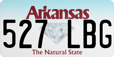 AR license plate 527LBG