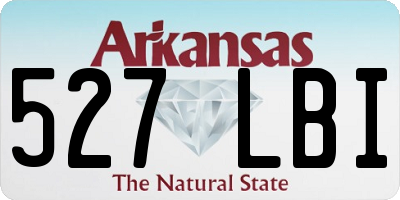AR license plate 527LBI