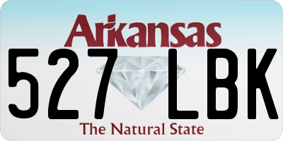 AR license plate 527LBK