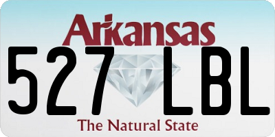 AR license plate 527LBL