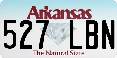 AR license plate 527LBN