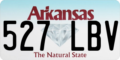 AR license plate 527LBV
